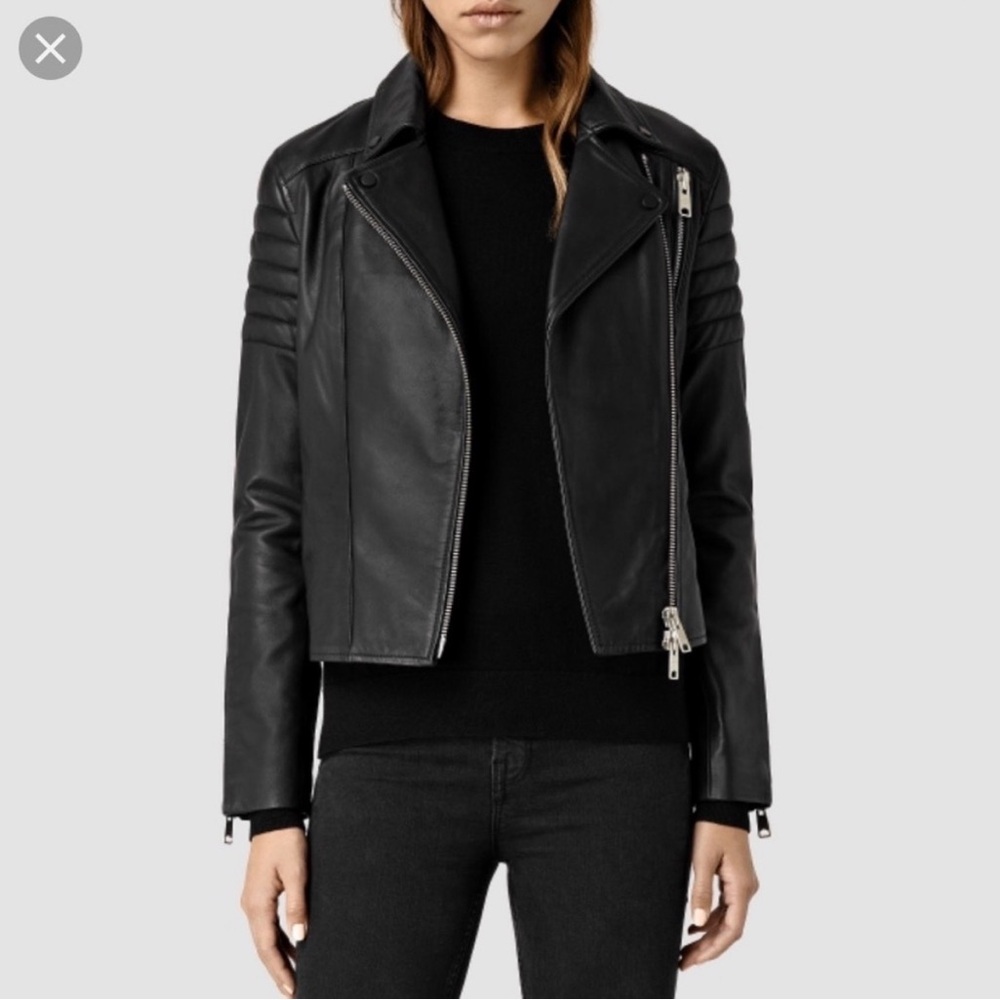 All Saints Alder Leather Jacket
